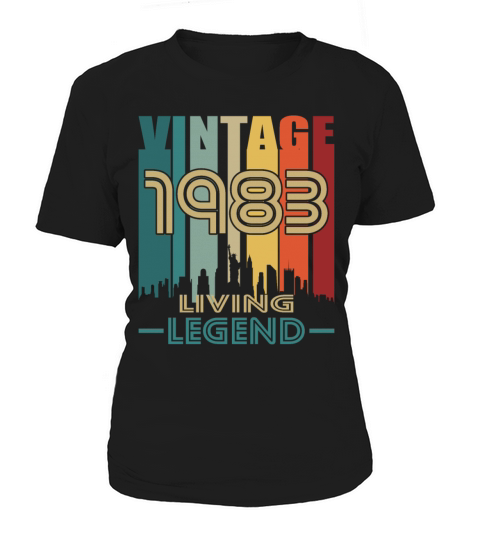 40th birthday vintage 1983 living legend Women's T-Shirt