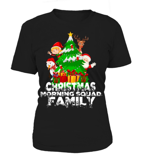 Christmas Morning Squad Family happy Xmas Holidays Women's T-Shirt