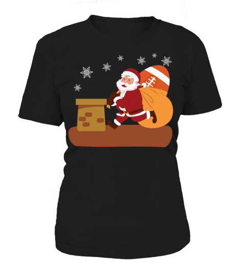 Christmas Sport Santas Gift American Football Women's T-Shirt