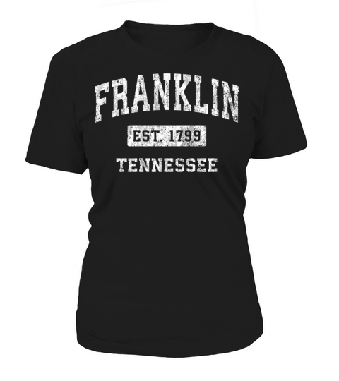 Franklin Tennessee Tn Vintage Established Sports D Women's T-Shirt