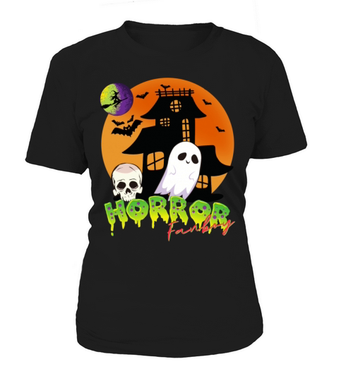 Horror Fanboy Ghost Design Women's T-Shirt