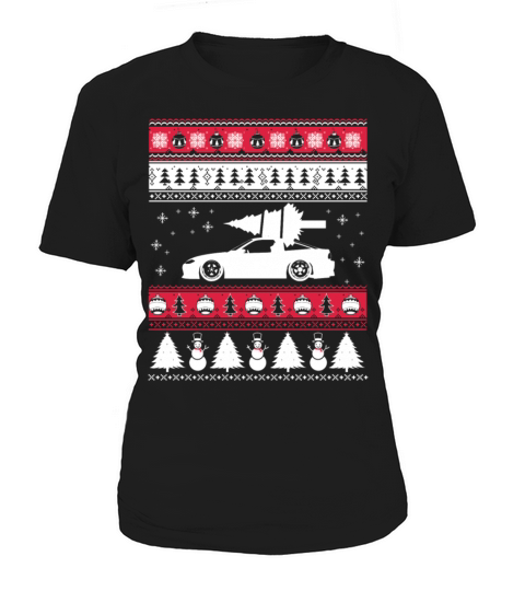 Ugly Christmas sweater for car lover Women's T-Shirt