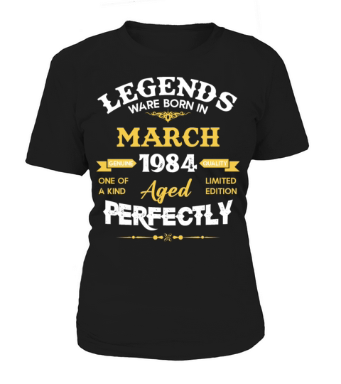 Vintage Aged To Perfection March 1984 Women's T-Shirt
