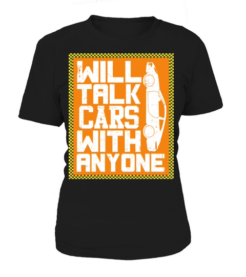 Will Talk Cars With Anyone Retro Vintage Design Women's T-Shirt