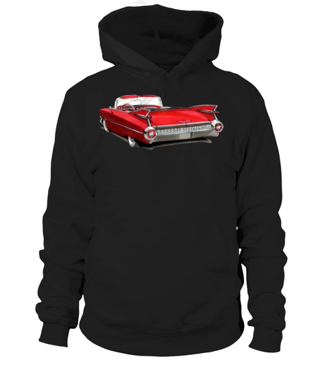 1959 Red Cadillac Hoodie Unisex