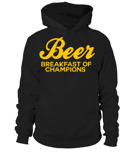 Beer Breakfast Of Champions Vintage Inspired Funny Hoodie Unisex
