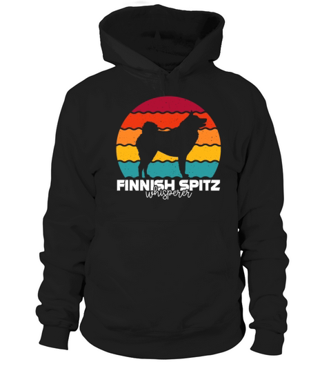 Finnish Spitz Whisperer Retro Vintage Hoodie Unisex