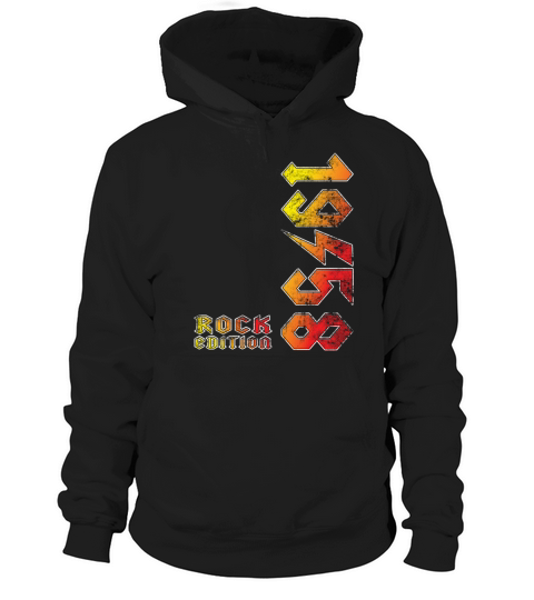 Geburtstag Rock Edition 1958 Hoodie Unisex