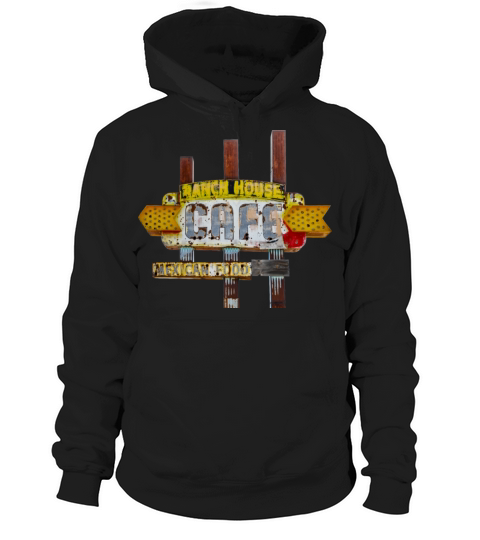 Ranch House Cafe Sign Route 66 Neon Tucumcari NM Hoodie Unisex