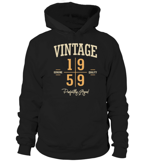 Vintage 1959 64th Birthday Hoodie Unisex