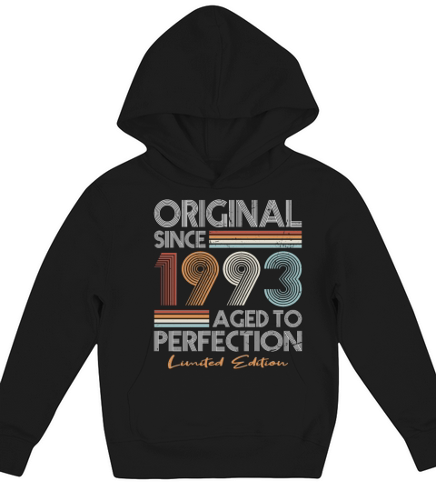 30th birthday vintage 1993 original since 1993 Kids Hoodie