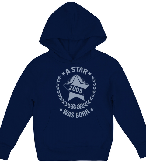 A star was born in 2003 Kids Hoodie