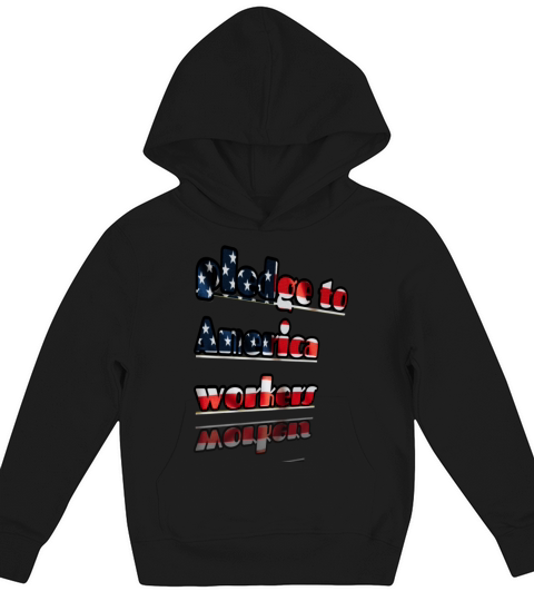 american workes Kids Hoodie