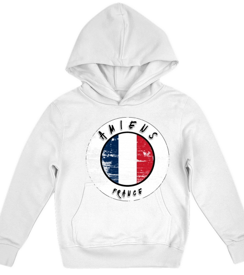 Amiens France Vintage Kids Hoodie