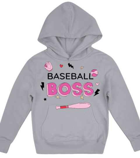 BASEBALL BOSS Kids Hoodie