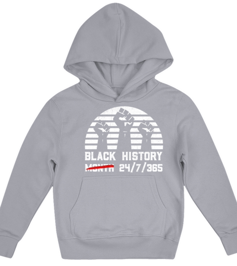 Black History Month USA Black History African Kids Hoodie
