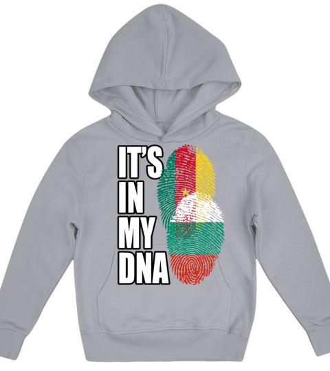 Bulgarian And Cameroonian Mix Heritage DNA Flag Kids Hoodie