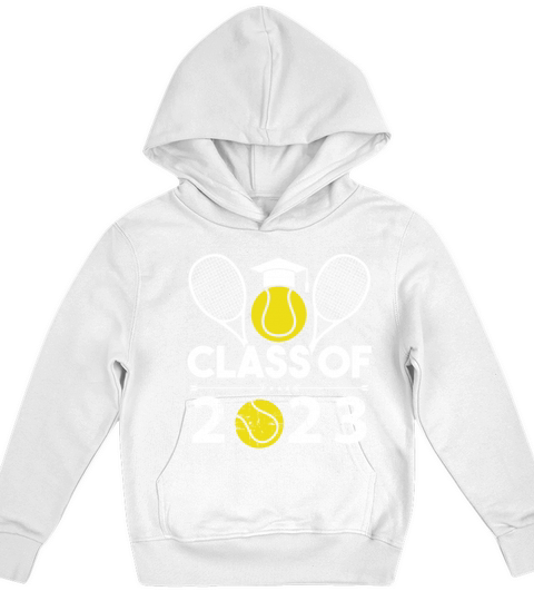 Graduation Class of 2023 Tennis Senior year Kids Hoodie