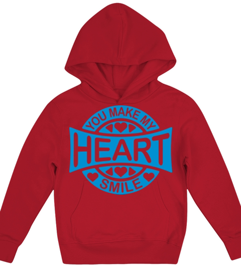 make my heart smile Kids Hoodie