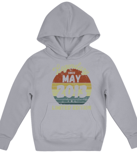 May 2013 - Vintage Birthday Present Kids Hoodie