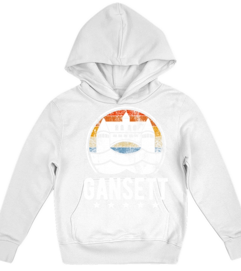 Narragansett - Rhode Island Gansett Retro Vintage Kids Hoodie