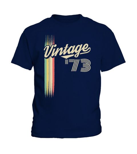 1973 Vintage born in Retro age Birthday gift idea Kids T-Shirt