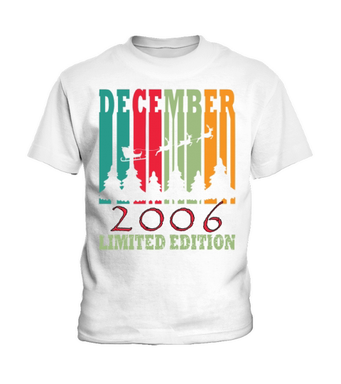 2006 vintage born in December gift Kids T-Shirt