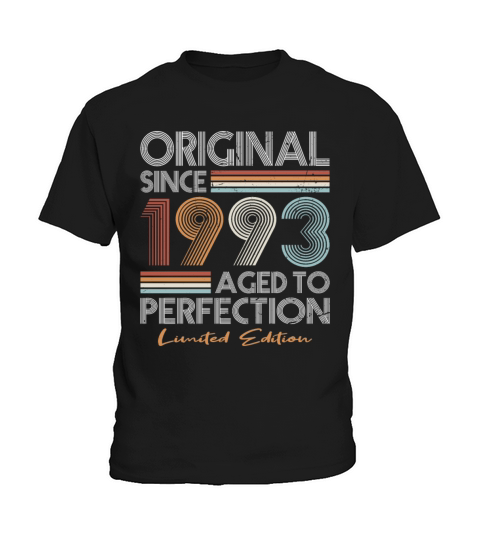 30th birthday vintage 1993 original since 1993 Kids T-Shirt