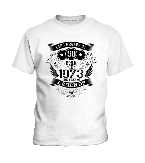 50th Birthday Vintage Sayings 1973 Birthday Kids T-Shirt