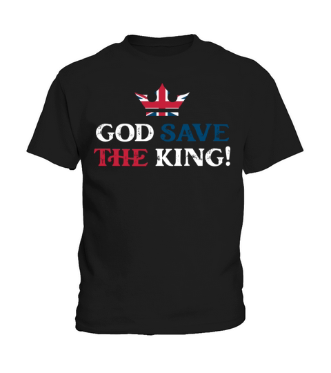 God Save The King Charles 2023 Coronation Kids T-Shirt
