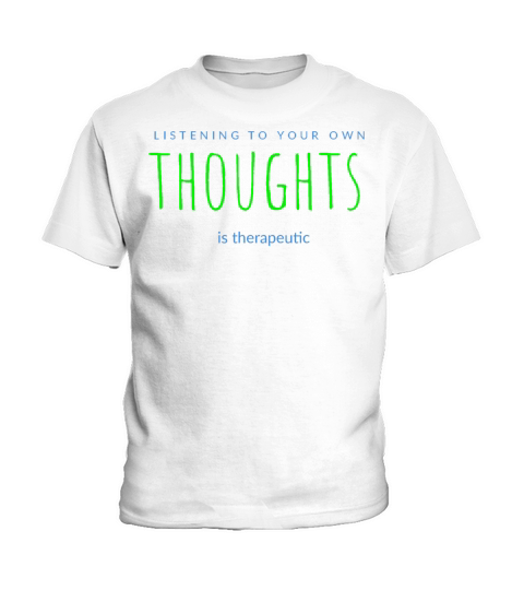 Listening to your own thoughts Kids T-Shirt