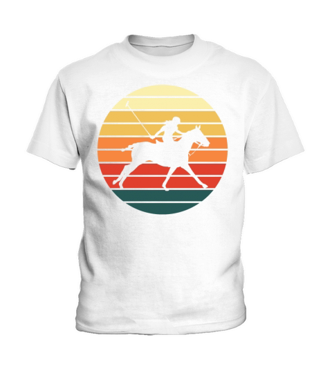 Polo Sport Rider Equestrian Retro Vintage Gift Kids T-Shirt