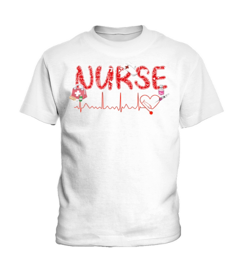 Stethoscope Nurse Life Valentines Day 20221996 Kids T-Shirt