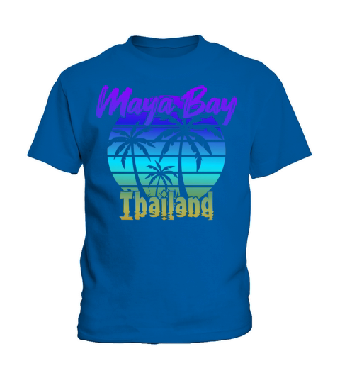 Vintage Mayan Bay Thailand Kids T-Shirt