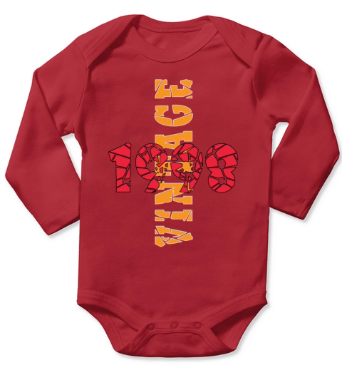1998 Vintage Birthday Present Long Sleeve Baby One-Piece