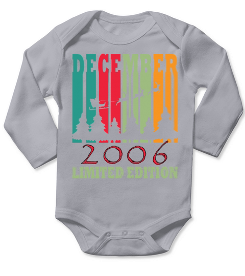 2006 vintage born in December gift Long Sleeve Baby One-Piece