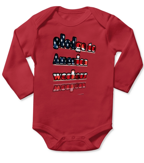 american workes Long Sleeve Baby One-Piece