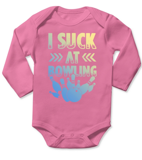 Bowling saying funny Long Sleeve Baby One-Piece