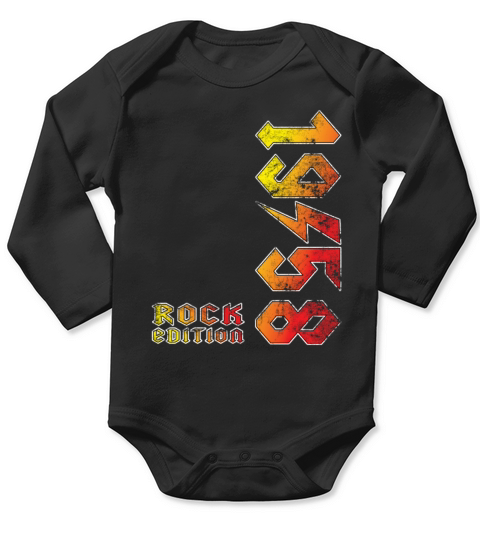 Geburtstag Rock Edition 1958 Long Sleeve Baby One-Piece
