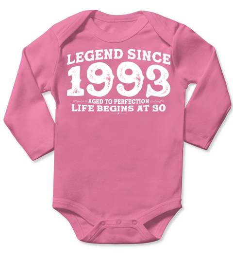 Legend Since 1993 30 Year of Perfection - 30th Long Sleeve Baby One-Piece