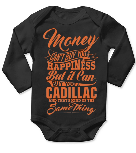 MONEY AND CADILLAC Y Long Sleeve Baby One-Piece