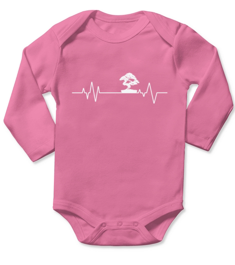 My Heart beats for Bonsai Garden Art Long Sleeve Baby One-Piece