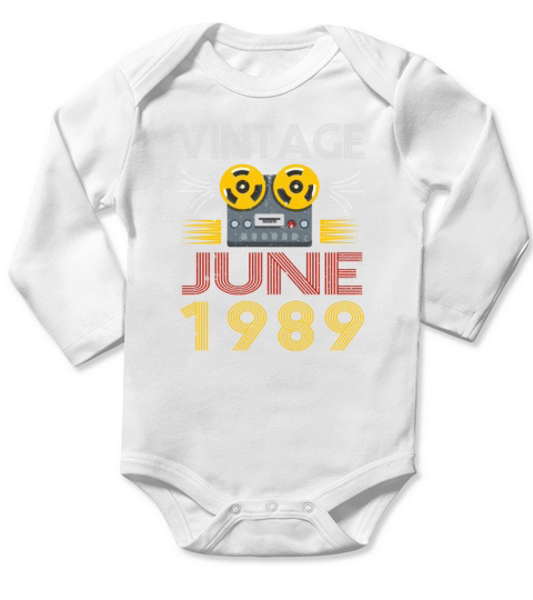 Vintage Limited Edition 1967 Birthday Long Sleeve Baby One-Piece