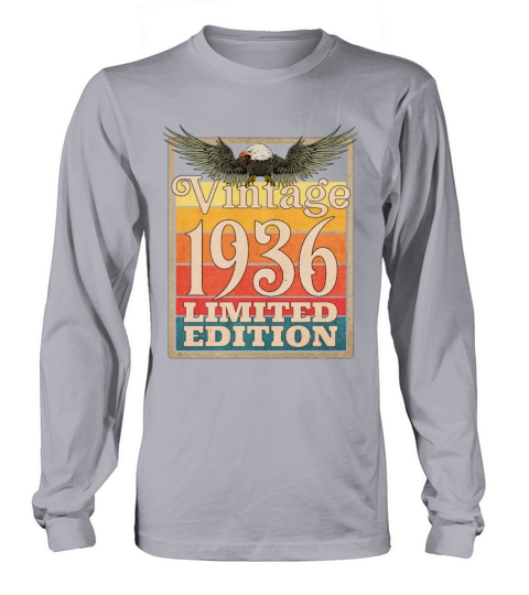 1936 Vintage Retro American Eagle Limited Edition Long sleeved Unisex