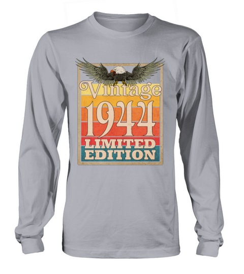 1944 Vintage Retro American Eagle Limited Edition Long sleeved Unisex
