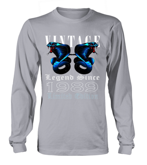 1989 Vintage Snake 34 Years Limited Edition Long sleeved Unisex