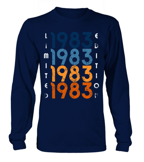 40 Years Vintage 1983 Retro 40th Birthday Long sleeved Unisex