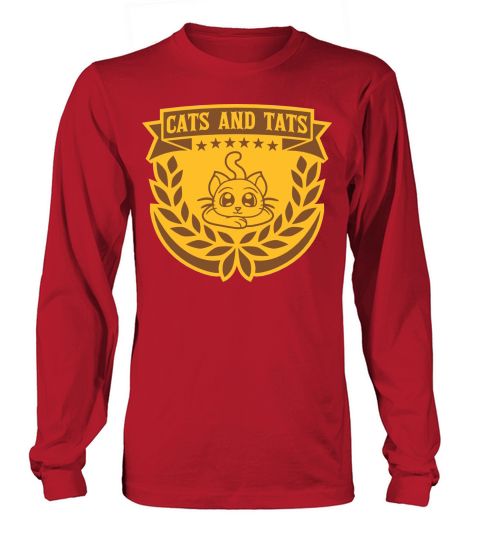 cats and tats quote Long sleeved Unisex