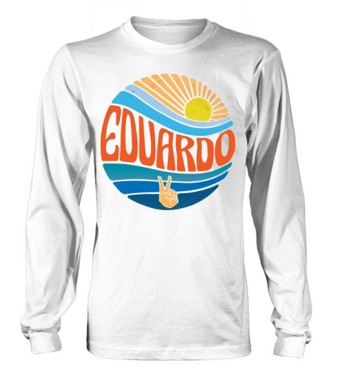 Eduardo Shirt Vintage Sunset Eduardo Groovy Tie Long sleeved Unisex
