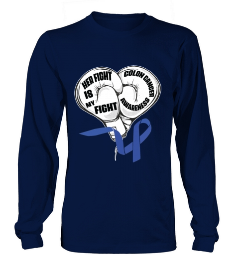 I Wear Blue Colon Cancer Awareness Survivor Long sleeved Unisex